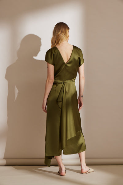 Draped layered Dress – Yeon