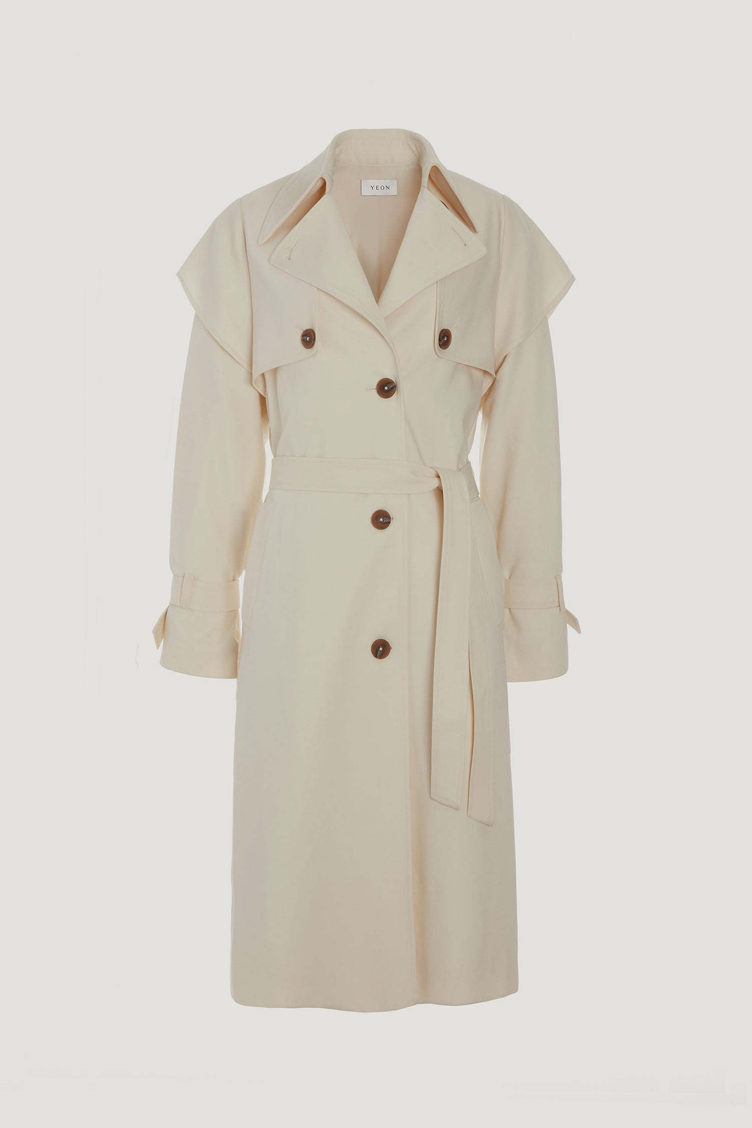 HYEON （へヨン）2way trench coat beige The Trench-Coat Beige | OH