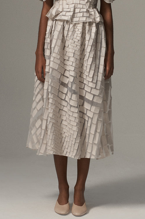 Sena Skirt in fil coupe