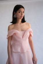 Alpenrose Top in Silk Gazar