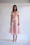 Alpenrose Top in Silk Gazar