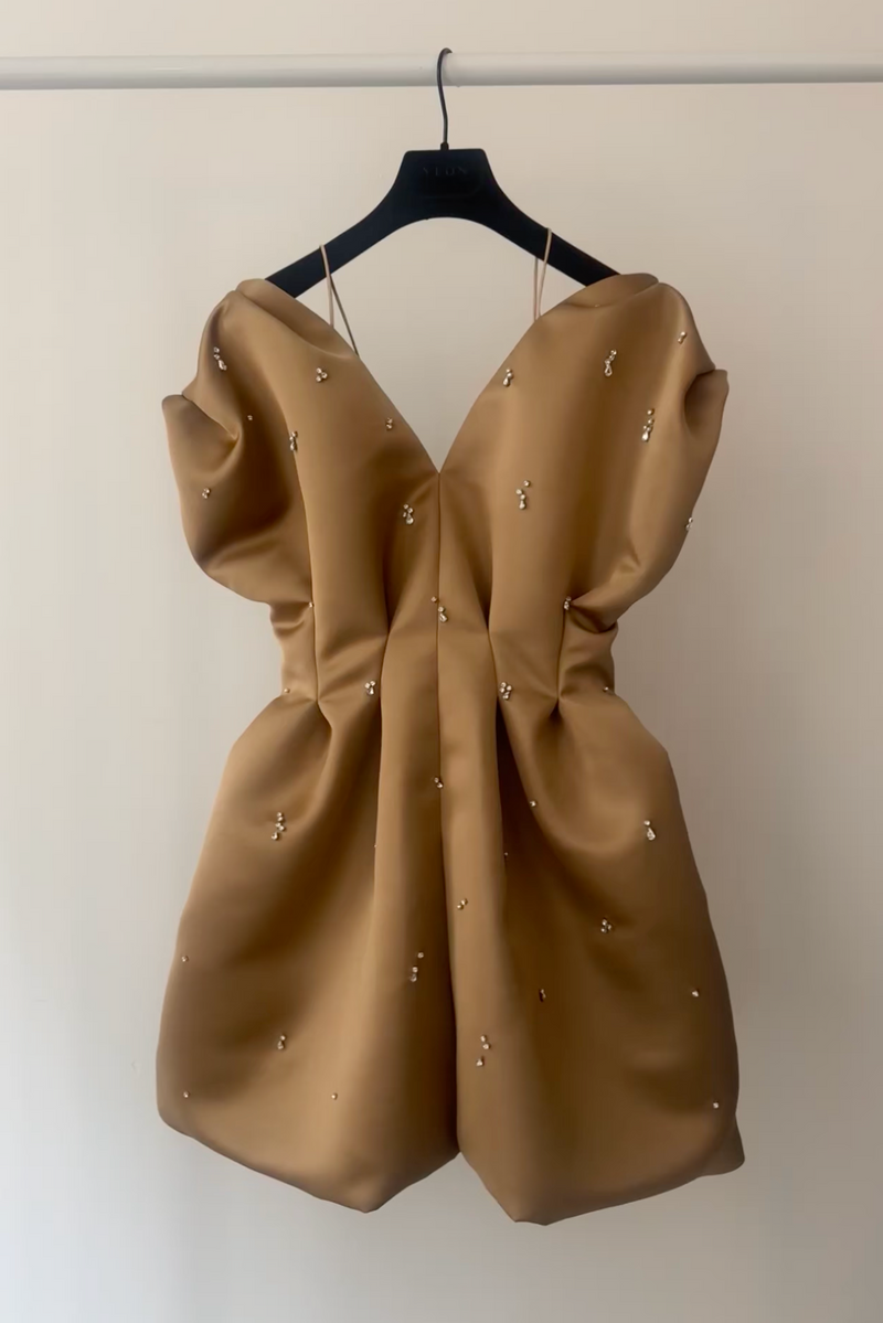 Beatrice Crystal-embellished Mini Dress Yeon Beatrice Crystal-embellished Mini Dress Yeon
