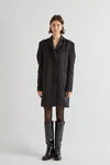 Aria Pleat- Shoulder Coat