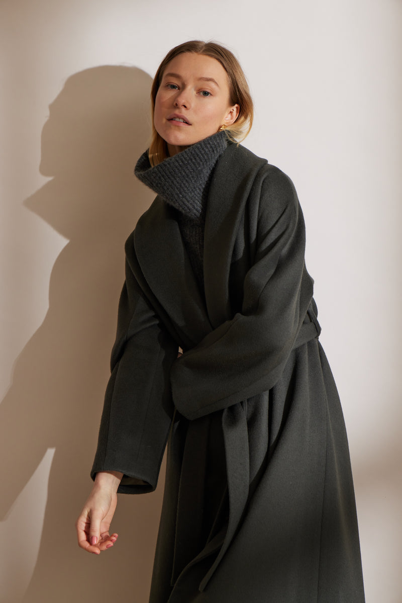 Calla Shawl Collar Coat