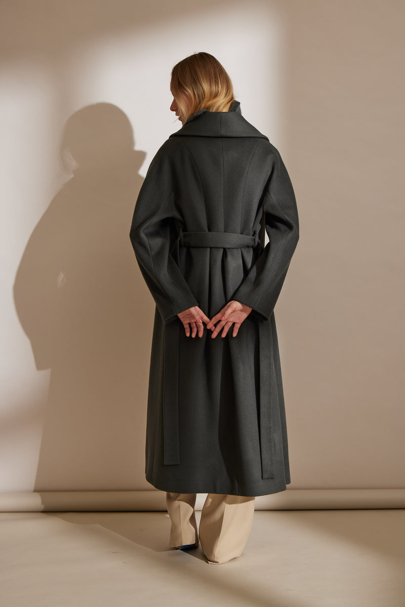 Calla Shawl Collar Coat