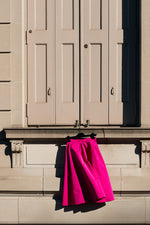 Claret Midi Skirt in Fusia