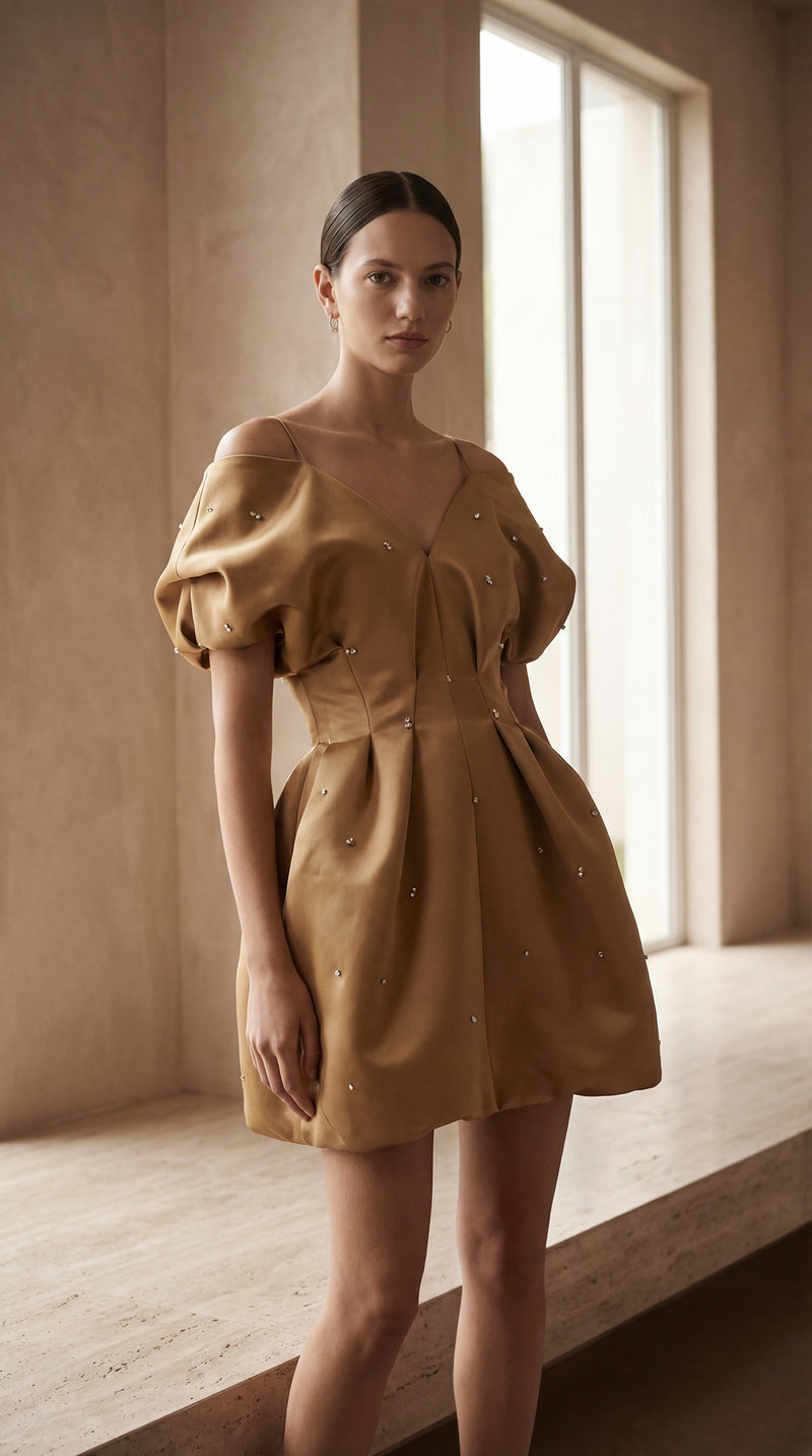 Beatrice Crystal-embellished Mini Dress  Yeon