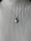 Water drop pendant necklace