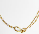 Leah knot multi chain necklace