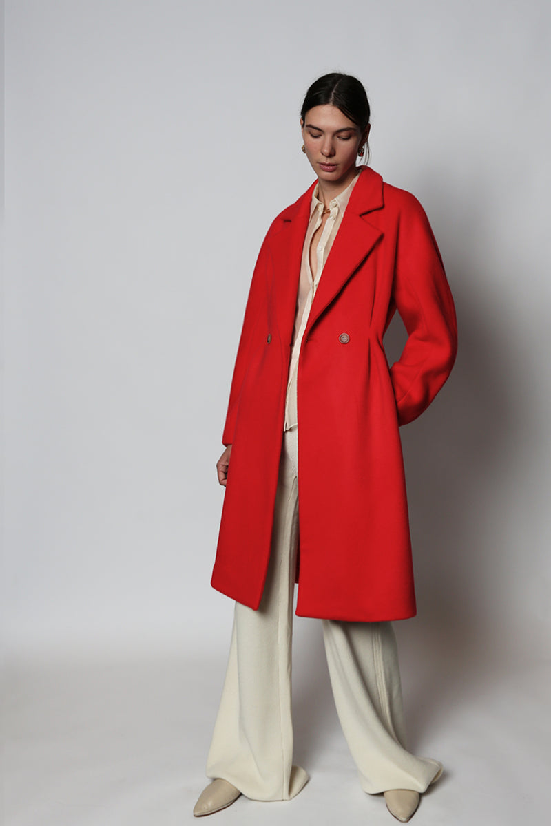 Iris Italian Wool Maxi Coat