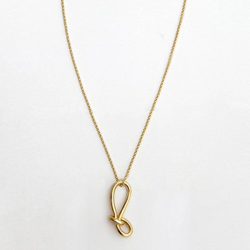 Leah_small knot necklace